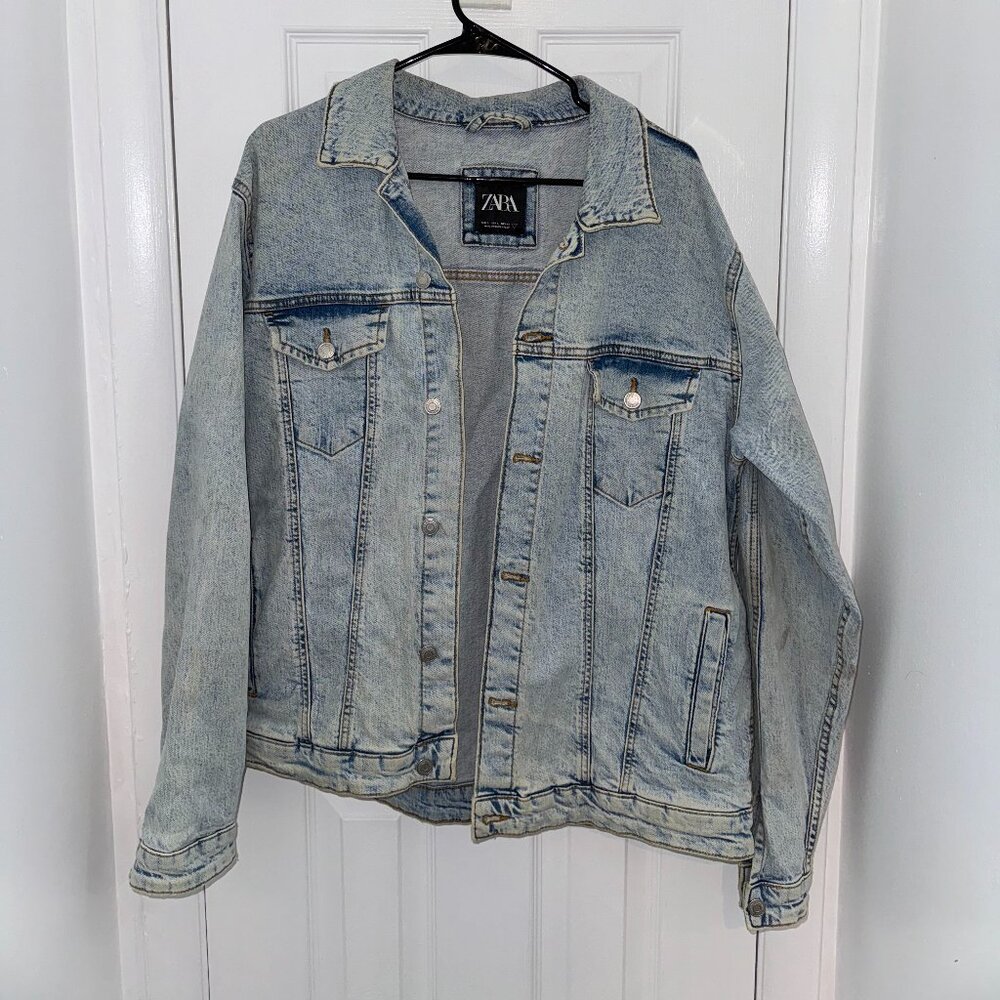 Zara jeans jacket size L 7/10